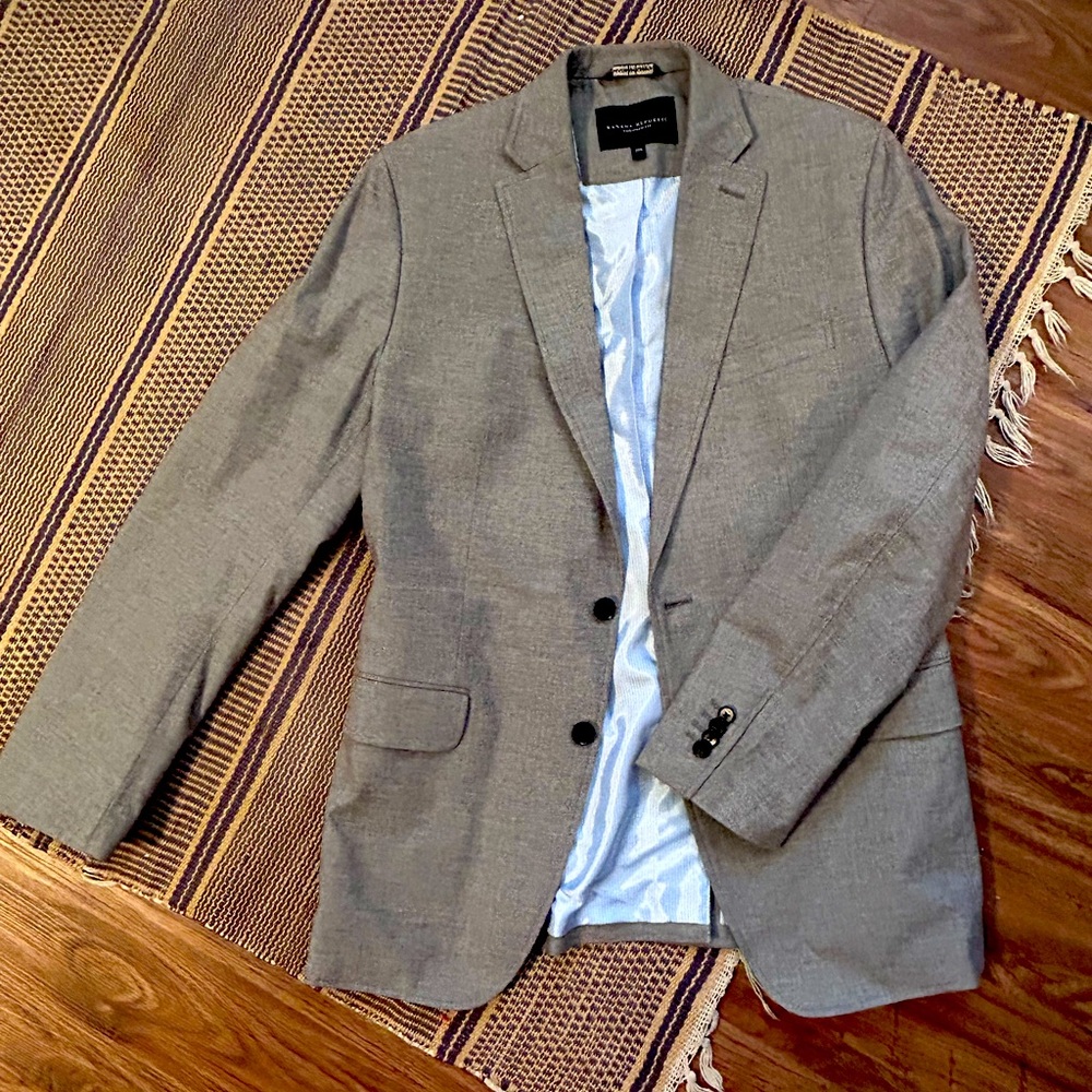 Men's Gray Blazer banana republic